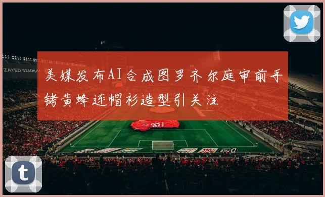 美媒发布AI合成图罗齐尔庭审前手铐黄蜂连帽衫造型引关注